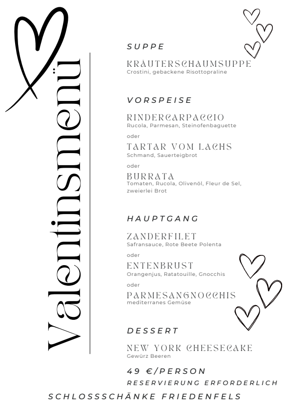 Valentinsmenü